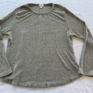 Old navy Women's Ribbed Knit Sweater - Gray xxl perfect for layering